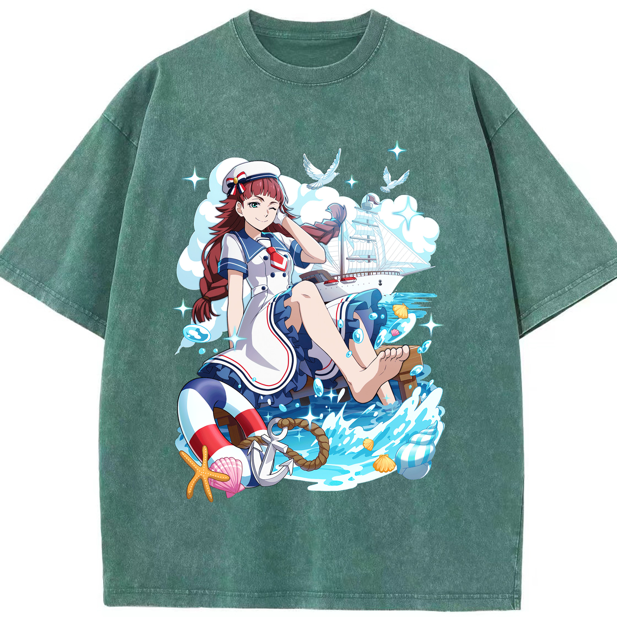 （画像用） 文豪ストレイドッグス Bungo Stray Dogs 綿100% ヴィンテージ風 半袖Tシャツ（フロントプリント）